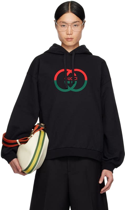 Gucci pull à capuche et à glissière pour Hommes 